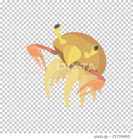 Brown cancer icon, cartoon style Brown cancer icon, cartoon style 25739400