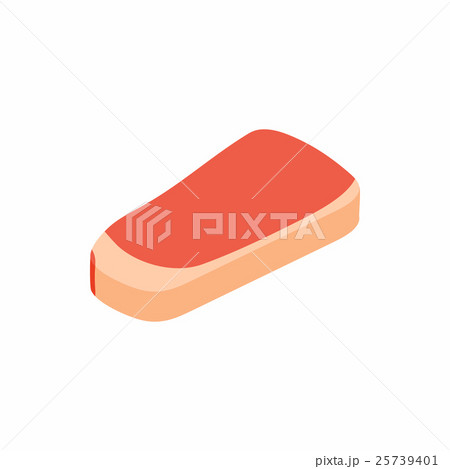 Piece of meat veal icon, isometric 3d style 25739401