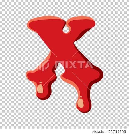 X letter isolated on white background X letter isolated on white background 25739506