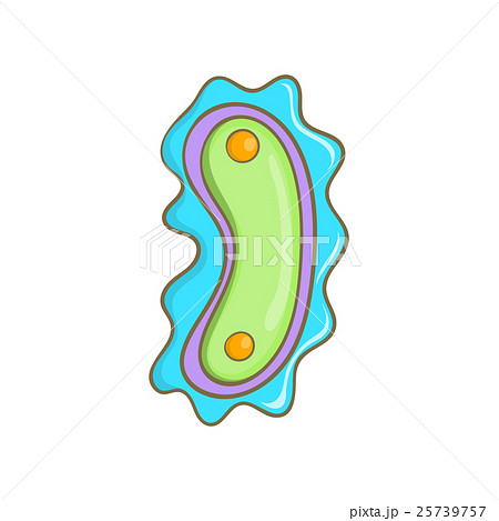 Virus icon in cartoon style Virus icon in cartoon style 25739757