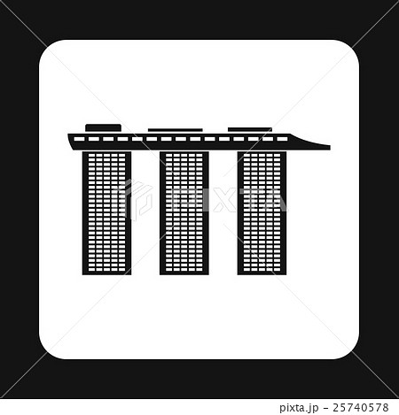 Marina Bay Sands hotel in Singapore icon 25740578