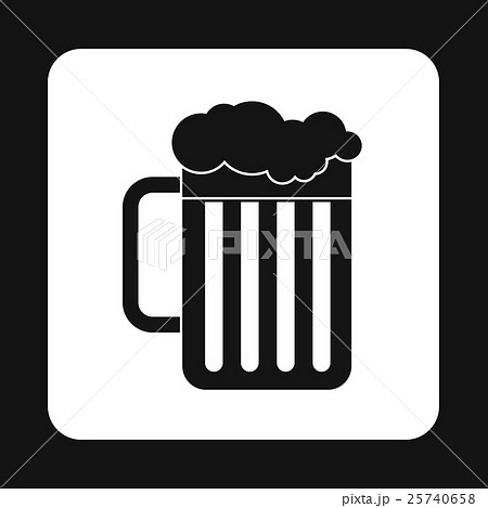 Beer Mug Icon Simple Style Stock Illustration
