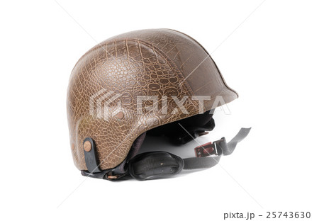 leather helmet isolated on white leather helmet isolated on white 25743630