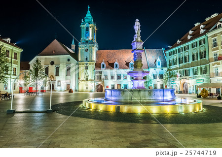 Main square of Bratislava, Slovakia Main square of Bratislava, Slovakia 25744719