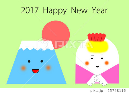 酉年の年賀状 25748116