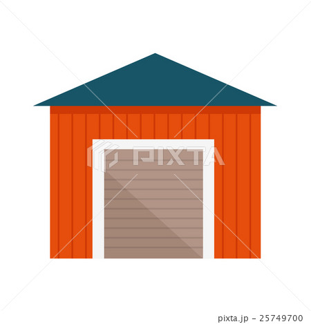 Building with Lift Gates Vector Illustration.  25749700