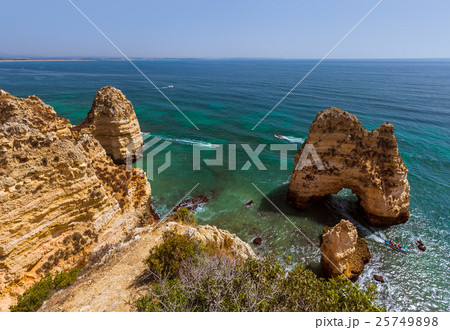 Beach near Lagos - Algarve Portugal Beach near Lagos - Algarve Portugal 25749898