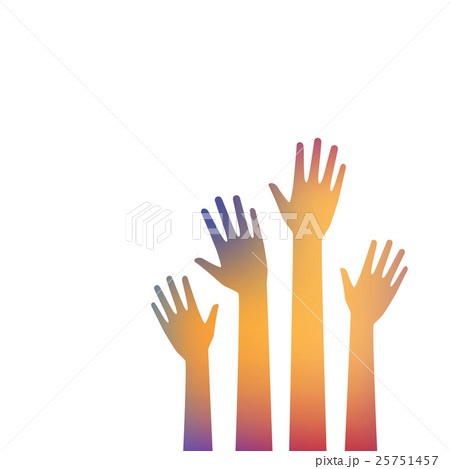 voting hands up