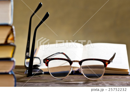 eyeglasses with books 25752232