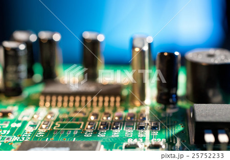detail of mother board for computer detail of mother board for computer 25752233