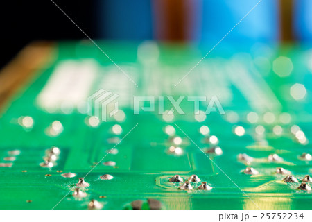 detail of mother board for computer detail of mother board for computer 25752234