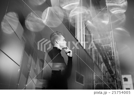 Black and white artistic photography. Young blonde Black and white artistic photography. Young blonde 25754005