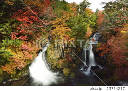 竜頭ノ滝の紅葉・奥日光(栃木県) 竜頭ノ滝の紅葉・奥日光(栃木県) 25754257