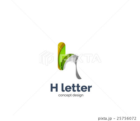 Abstract H geometric letter logo template Abstract H geometric letter logo template 25756072