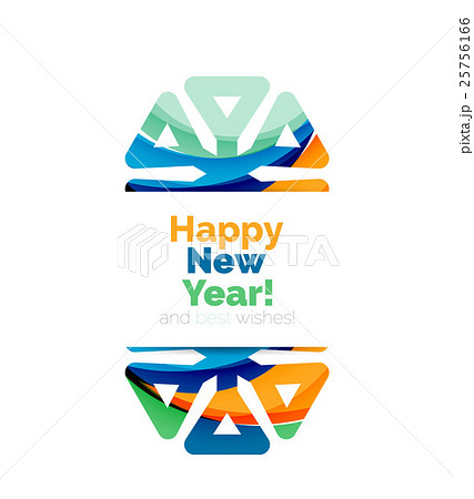 Christmas colorful geometric abstract background 25756166