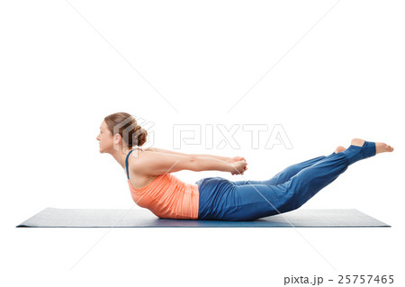 Woman doing Ashtanga Vinyasa Yoga asana 25757465