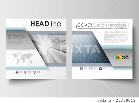 Business templates for square design brochure Business templates for square design brochure 25759618