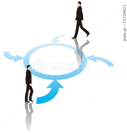 ビジネスマン 矢印 ビジネスイメージ ビジネスマン 矢印 ビジネスイメージ 25759621