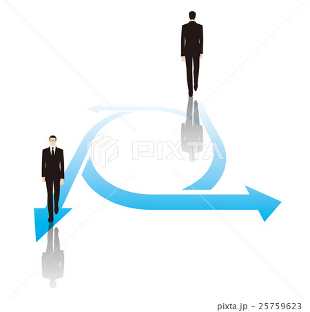 ビジネスマン 矢印 ビジネスイメージ ビジネスマン 矢印 ビジネスイメージ 25759623