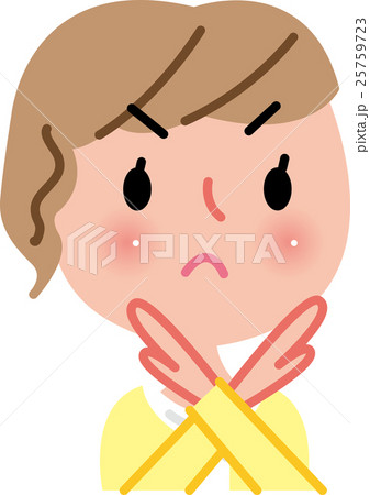 女性　バツ 25759723
