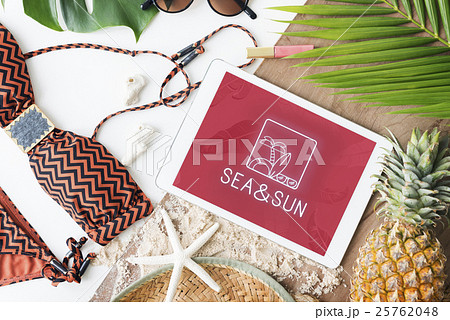 Summer Beach Sea Coast Graphics Concept 25762048