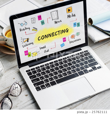 Connecting Social Media Networking Online Concept Connecting Social Media Networking Online Concept 25762111