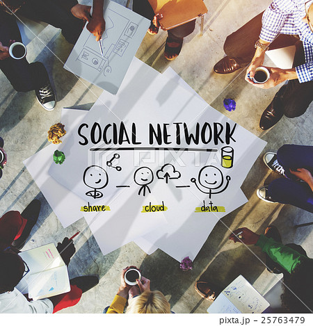 Global Communications Connection Social Media Networking Concept 25763479