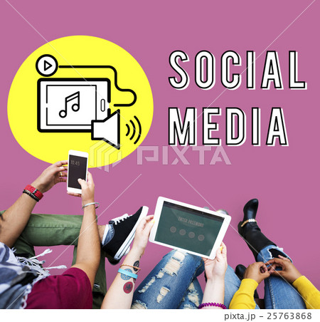 Podcast Digital Device Social Media Concept Podcast Digital Device Social Media Concept 25763868