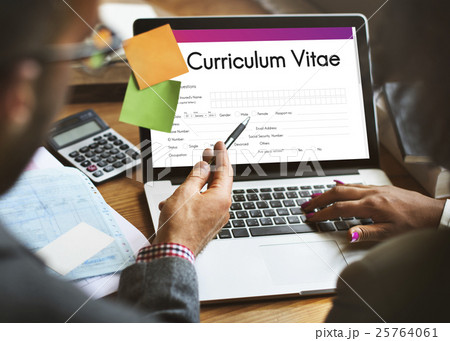 Curriculum Vitae Biography Form Concept 25764061