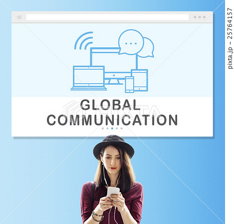 Socal Media Networking Online Connection Communication Concept 25764157