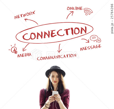 Social Media Communication Connection Network Concept 25764266