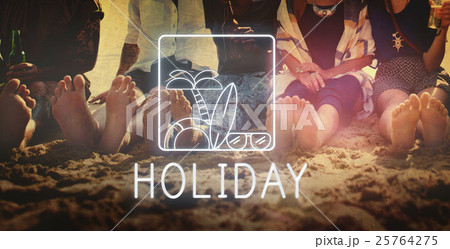 Summer Beach Sea Coast Graphics Concept Summer Beach Sea Coast Graphics Concept 25764275