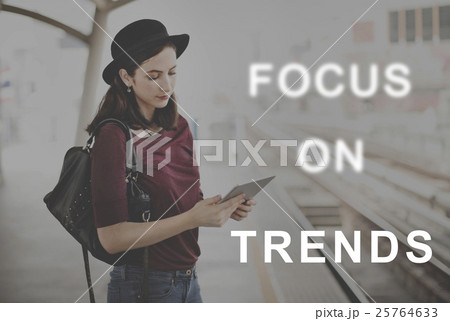 Focus On Change Fashion Yourself Trends Concept 25764633