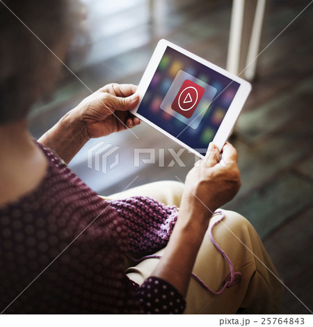 Press Play Button Digital Concept Press Play Button Digital Concept 25764843