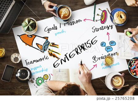 New Business Achievement Organization Progress Concept 25765208