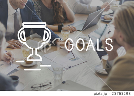 Goals Target Success Strategy Achievement Concept Goals Target Success Strategy Achievement Concept 25765298