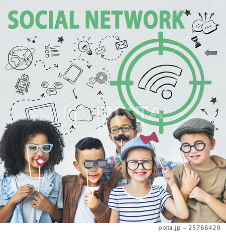 Connection Target Wifi Signal Graphics Concept 25766429