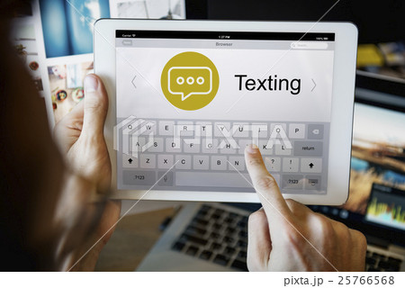 Messenger Chatting Social Networking Concept 25766568