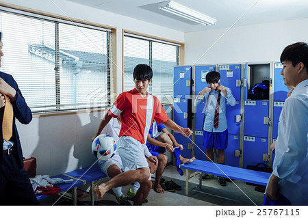 フットサルサークル イメージの写真素材