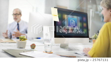 Business Organization Application Page Icon Concept 25767131