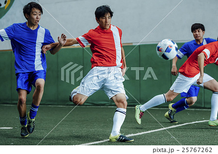 フットサル 試合イメージの写真素材
