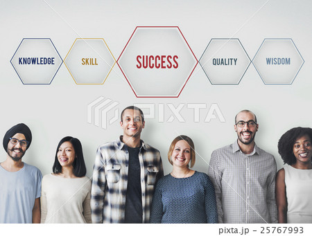Success Training Development Geometric Forms Graphic 25767993