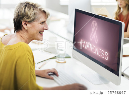 Breast Cancer Support Fight Care Hope Graphic Concept Breast Cancer Support Fight Care Hope Graphic Concept 25768047