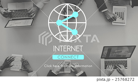 Connection Internet Communication Network Sharing Concept 25768272