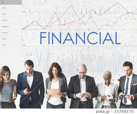 Financial Statistics Analytics Business Proress Concept 25768370