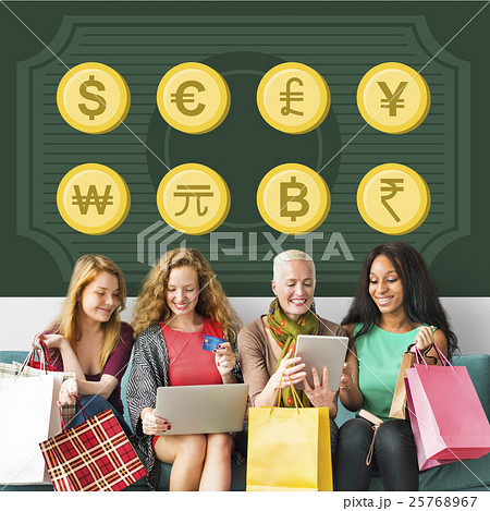 Shopping Online Consumerism Connection Sale Concept 25768967