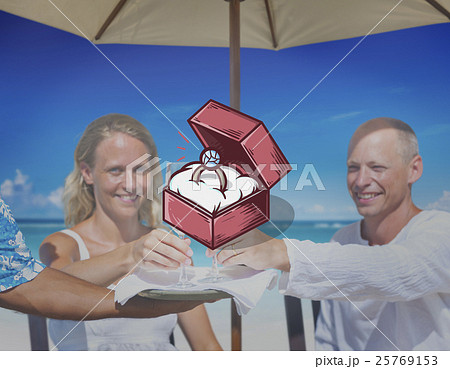 Engagment Ring Box Illustration Concept Engagment Ring Box Illustration Concept 25769153