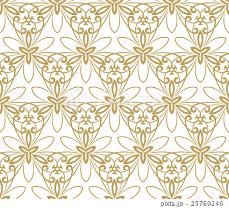 Floral Fine Seamless Pattern 25769246