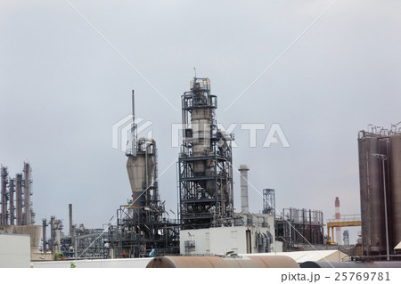 Factory buildings closeup 25769781