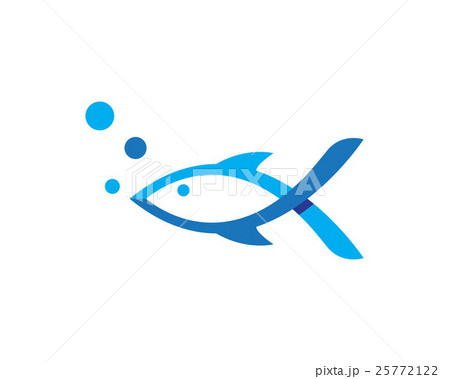 Fish logo template 25772122